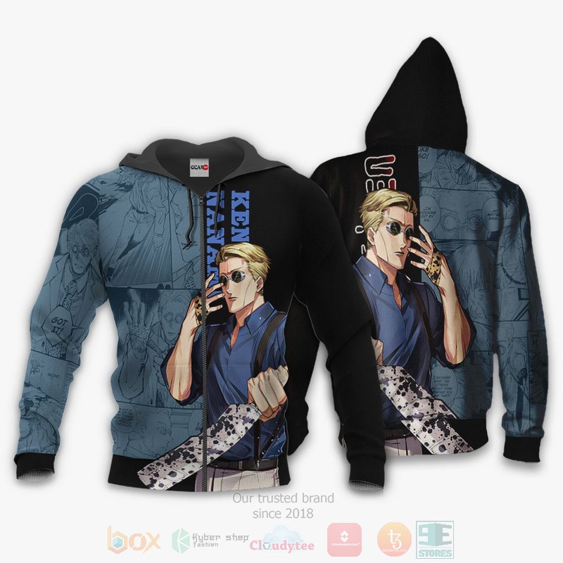 BEST Anime Kento Nanami Custom Jujutsu Kaisen Anime-Manga All Over Print Hoodie-Bomber Jacket 12 Kento Nanami Custom Jujutsu Kaisen Anime Manga 3D Hoodie Bomber Jacket
