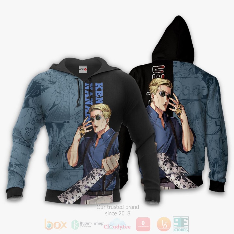 BEST Anime Kento Nanami Custom Jujutsu Kaisen Anime-Manga All Over Print Hoodie-Bomber Jacket 3 Kento Nanami Custom Jujutsu Kaisen Anime Manga 3D Hoodie Bomber Jacket 1 2