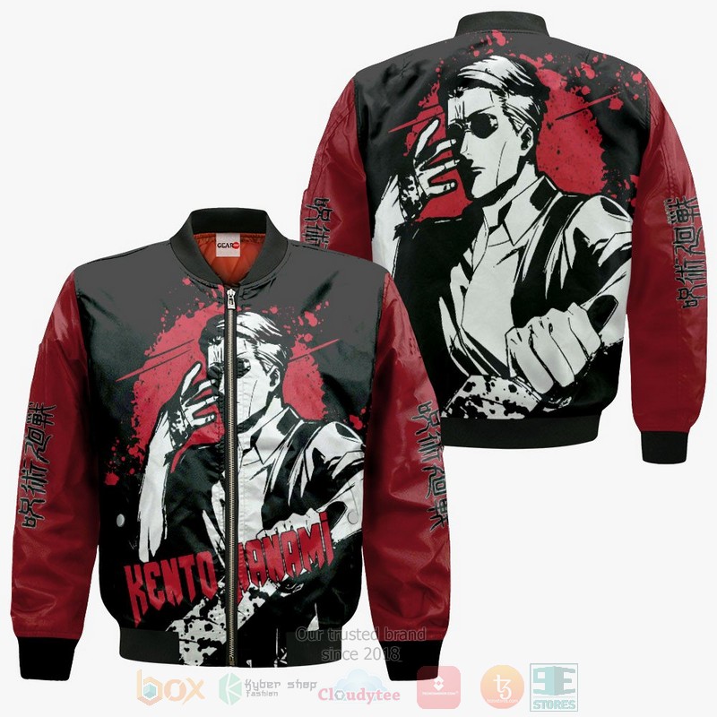 BEST Anime Kento Nanami Custom Jujutsu Kaisen All Over Print Hoodie-Bomber Jacket 4 Kento Nanami Custom Jujutsu Kaisen Anime 3D Hoodie Bomber Jacket 1 2 3