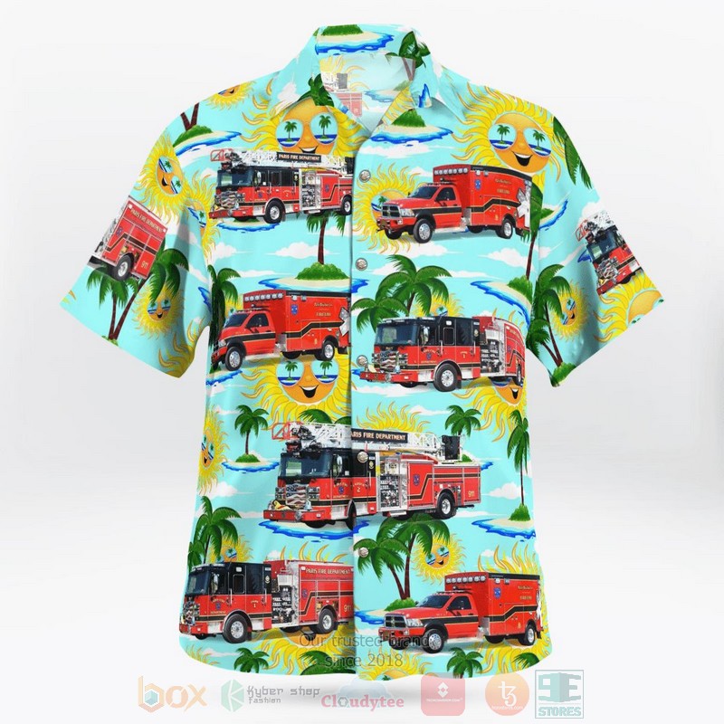 BEST Kentucky, City of Paris Fire Department 3D Aloha Shirt 3 BEST Kentucky, City of Paris Fire Department 3D Aloha Shirt word1