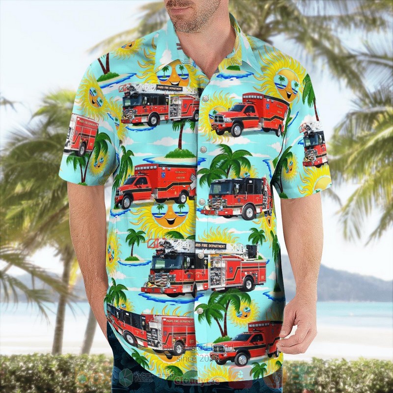 BEST Kentucky, City of Paris Fire Department 3D Aloha Shirt 4 BEST Kentucky, City of Paris Fire Department 3D Aloha Shirt word1