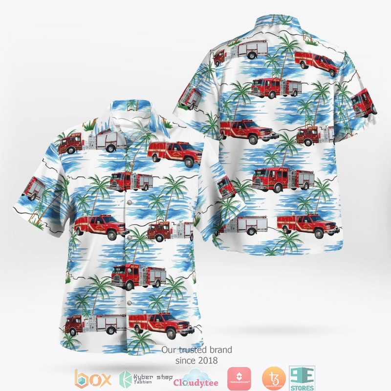 Kentucky Daviess County Fire Department Hawaii 3D Shirt