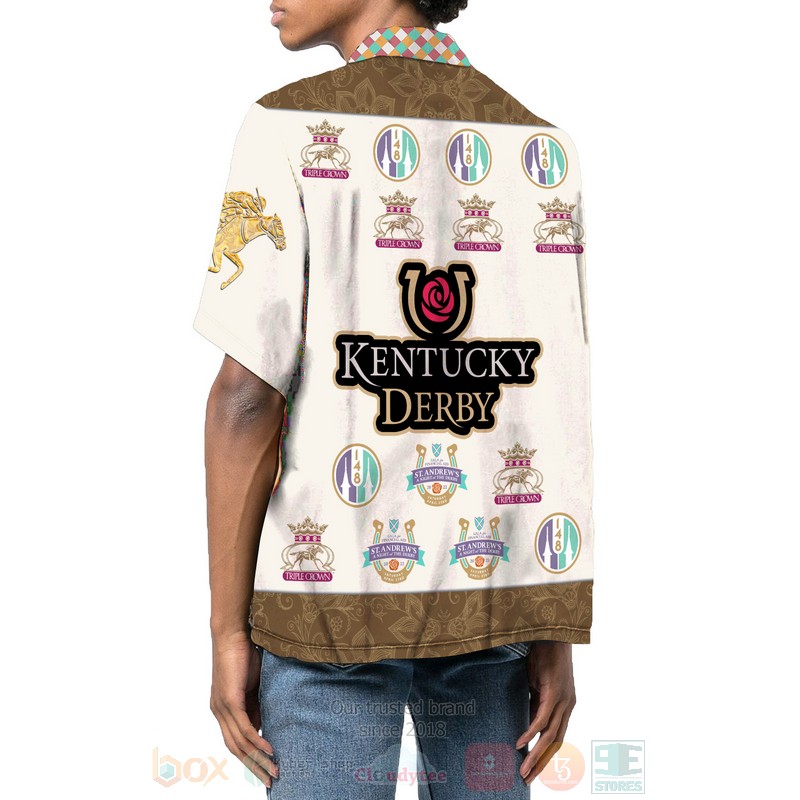 BEST Kentucky Derby 2022 Pattern 3D Aloha Shirt 2 Kentucky Derby 2022 Pattern Hawaiian Shirt 1