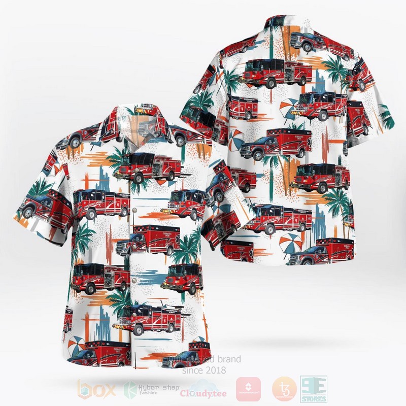 Kentucky Okolona Fire Protection District Hawaiian Shirt