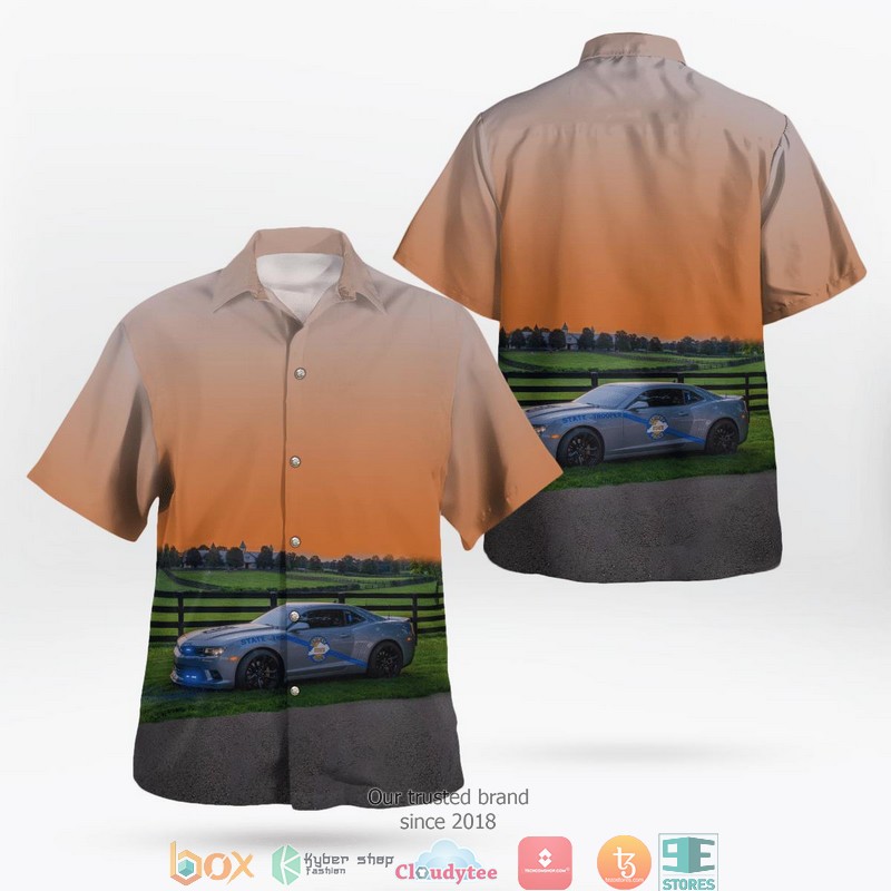 Kentucky State Police Hawaii 3D Shirt 2 Kentucky State Police Hawaii 3D Shirt