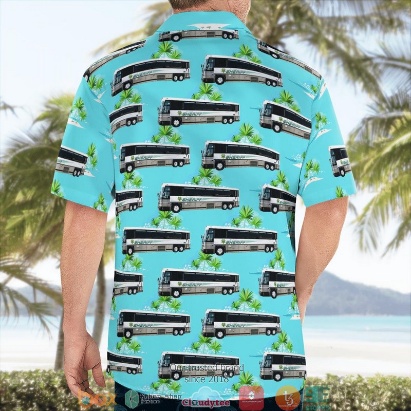 Kern County California Kern County Sheriffs Office Prison Bus 3D Hawaii Shirt 1 2 3
