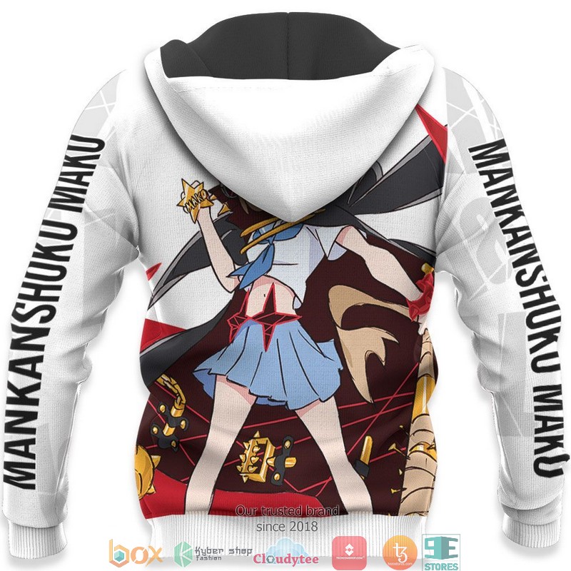 Kill La Kill Mankanshoku Mako Anime 3d Hoodie Bomber jacket 1 2 3 4