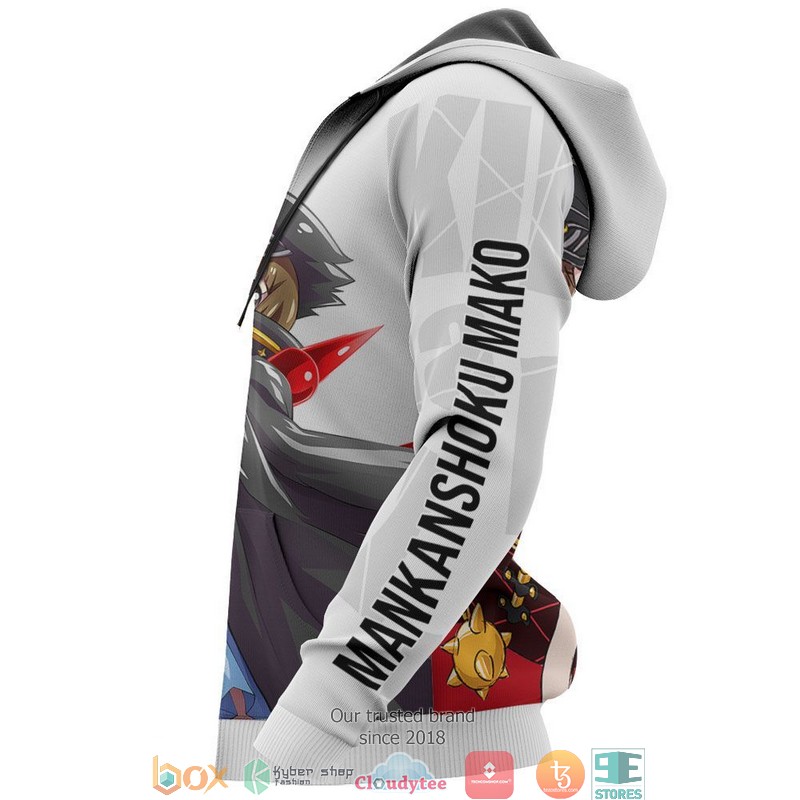 Kill La Kill Mankanshoku Mako Anime 3d Hoodie Bomber jacket 1 2 3 4 5