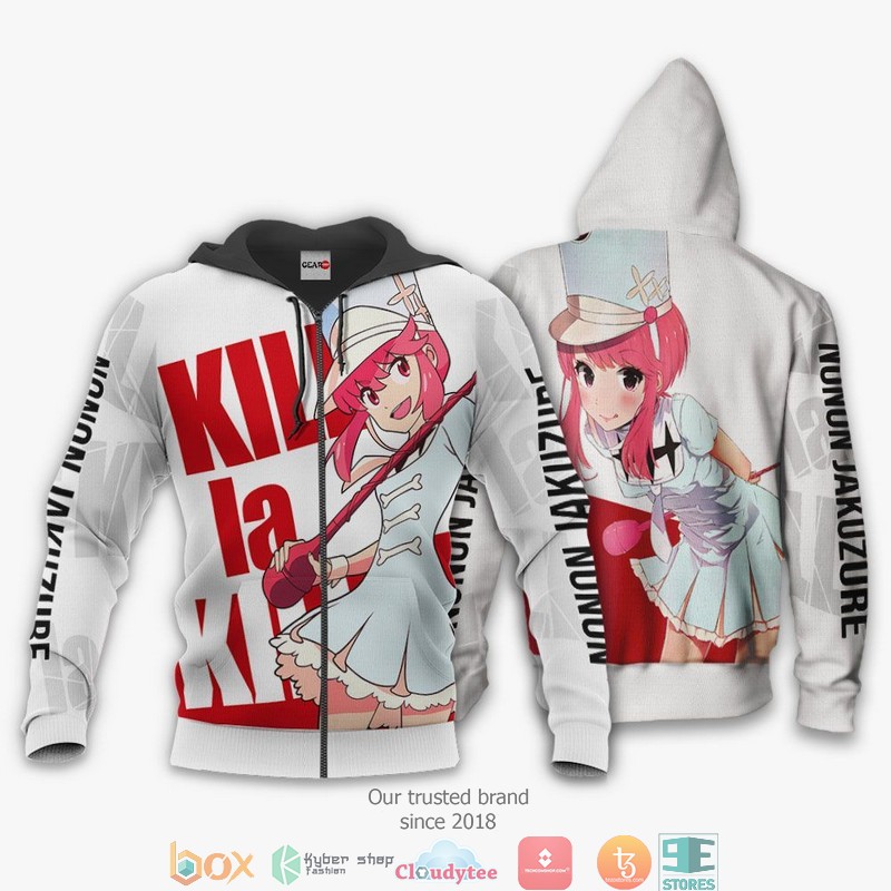 Kill La Kill Nonon Jakuzure Anime 3d Hoodie Bomber jacket