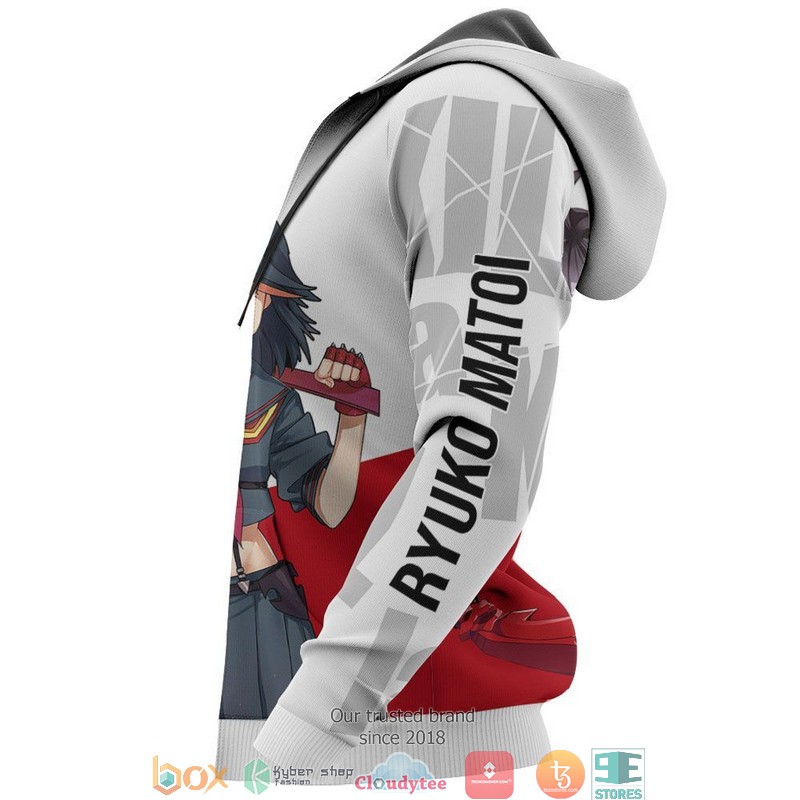 Kill La Kill Ryuko Matoi Anime 3d Hoodie Bomber jacket 1 2 3 4 5