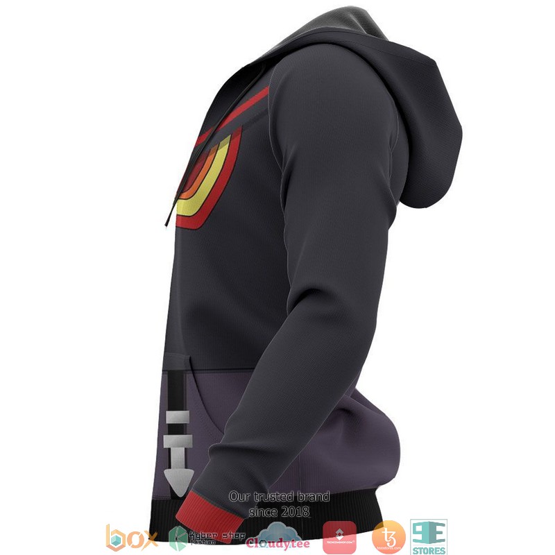 Kill La Kill Ryuko Matoi Anime Black 3d Hoodie Bomber jacket 1 2 3 4 5