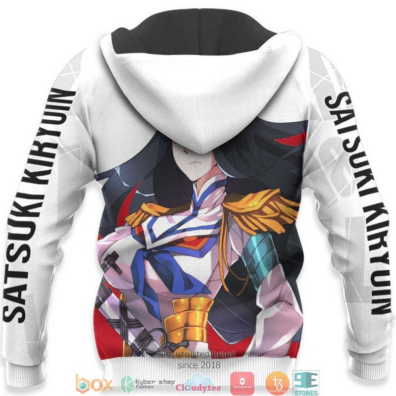 Kill La Kill Satsuki Kiryuin Anime 3d Hoodie Bomber jacket 1 2 3 4
