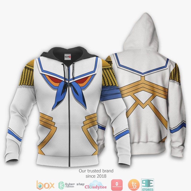 Kill La Kill Satsuki Kiryuin Anime White 3d Hoodie Bomber jacket