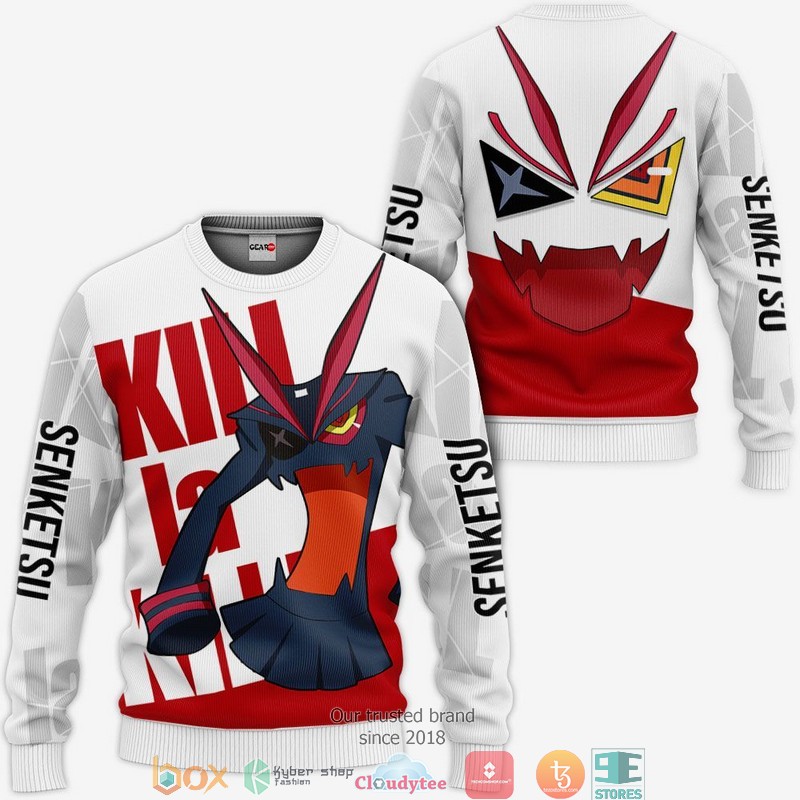 Kill La Kill Senketsu Anime 3d Hoodie, Bomber jacket 2 Kill La Kill Senketsu Anime 3d Hoodie Bomber jacket 1