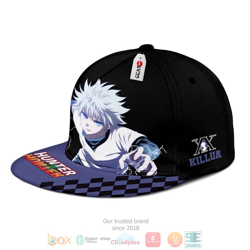 BEST Killua Hunter x Hunter Anime Snapback cap hat 2 Killua Hunter x Hunter Anime Snapback cap 1