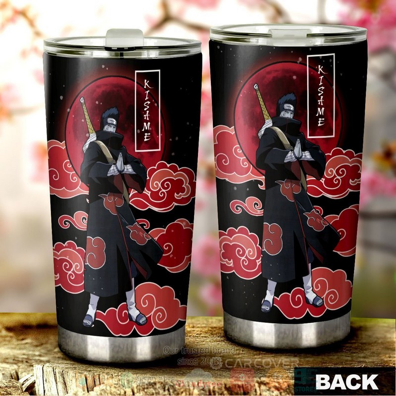 BEST Kisame Akatsuki Naruto Red Anime 3D Steel Tumbler 3 Kisame Akatsuki Naruto Red Anime Tumbler 1 2