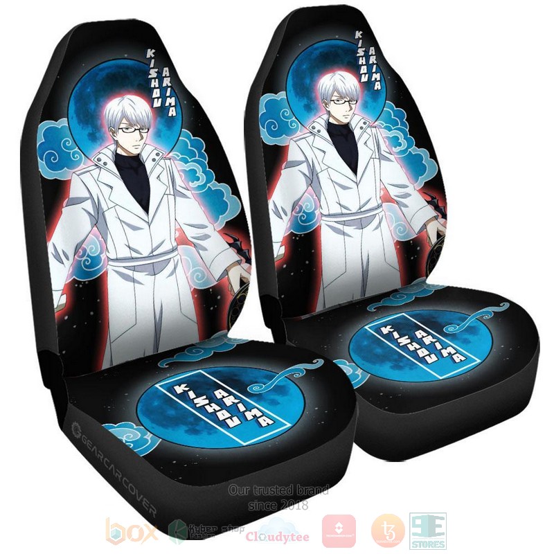 BEST-Anime Kishou Arima Tokyo Ghoul Luxury Car Seat Covers 4 Kishou Arima Tokyo Ghoul Anime Car Seat Cover 1 2 3