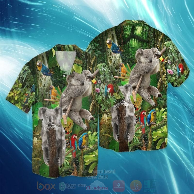 BEST Koala Ewew All Over Print Aloha Shirt 2 Koala Ewew Short Sleeve Hawaiian Shirt