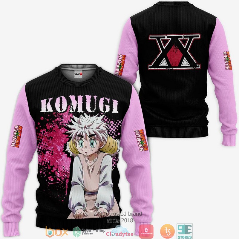 Komugi Anime HxH Merch 3d Hoodie Bomber jacket 1