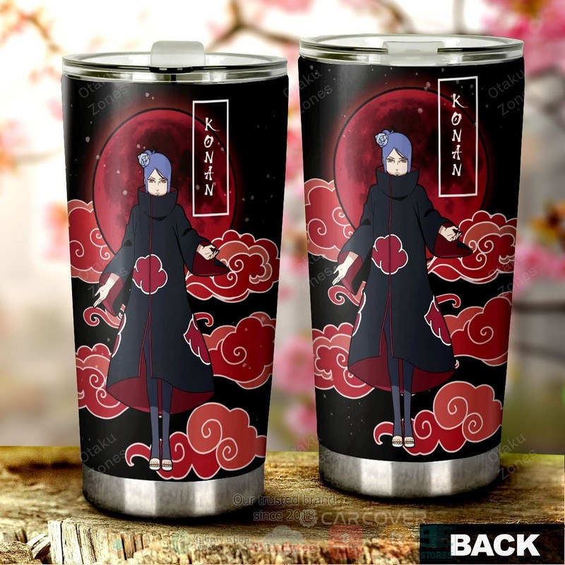 BEST Konan Akatsuki Naruto Anime 3D Steel Tumbler 3 Konan Akatsuki Naruto Anime Tumbler 1 2