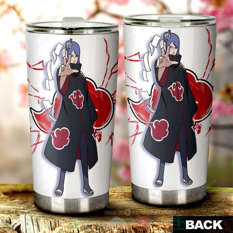 BEST Konan Naruto Anime 3D Steel Tumbler 3 Konan Naruto Anime Tumbler 1 2