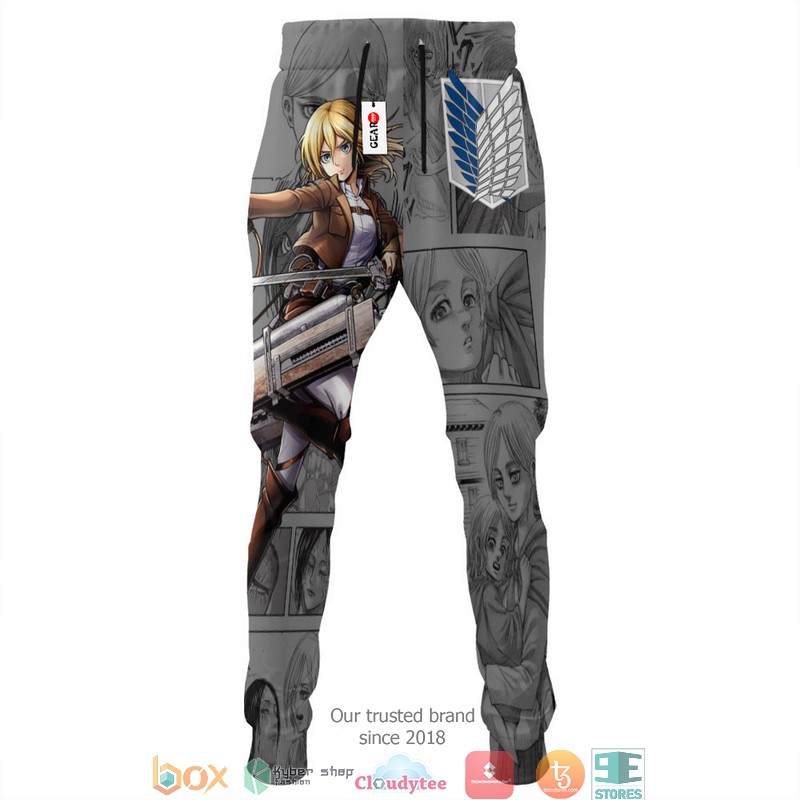 Krista Lenz Attack On Titan Anime Merch Manga Style Sweatpants 4 Krista Lenz Attack On Titan Anime Merch Manga Style Sweatpants 1 2 3