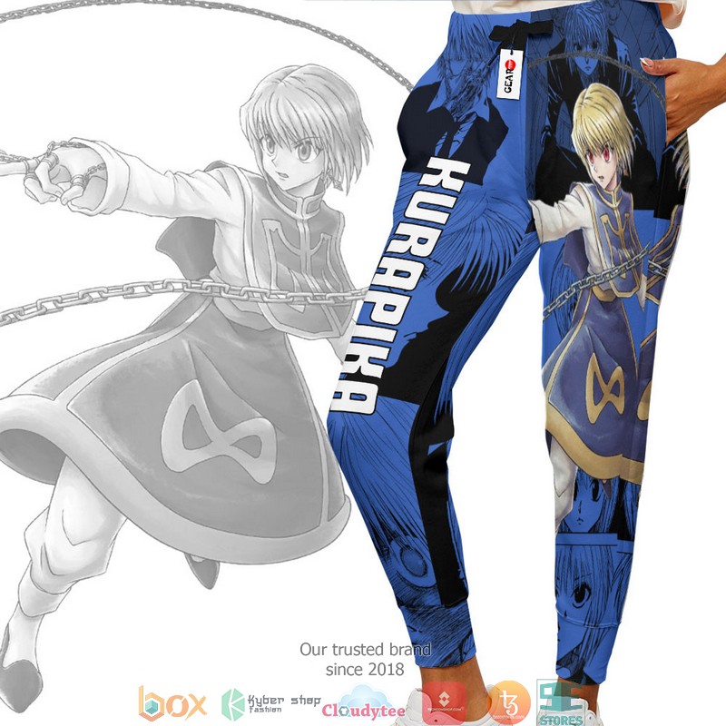 Kurapika Anime HxH Mix Manga Gifts for Otaku Sweatpants 1