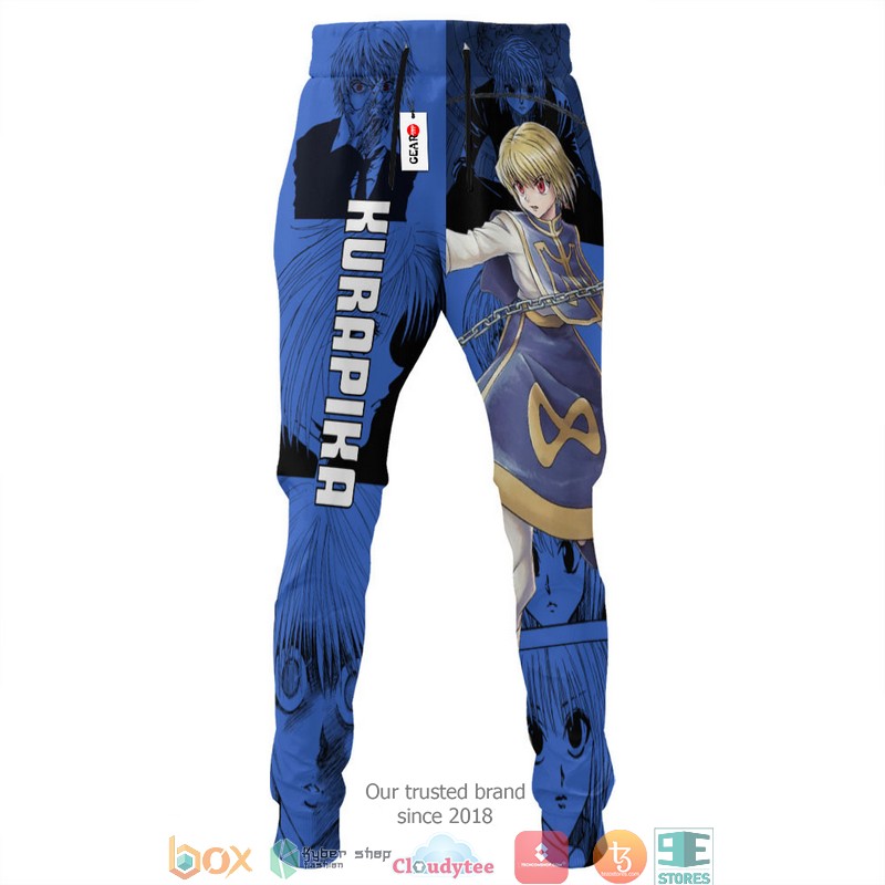 Kurapika Anime HxH Mix Manga Gifts for Otaku Sweatpants 4 Kurapika Anime HxH Mix Manga Gifts for Otaku Sweatpants 1 2 3