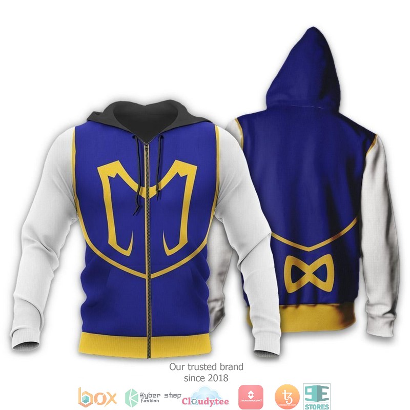 Kurapika HxH Anime Blue 3d Hoodie Bomber jacket