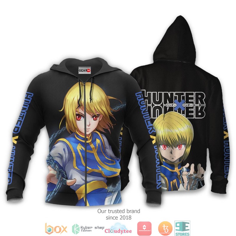 Kurapika HxH Anime Merch 3d Hoodie Bomber jacket