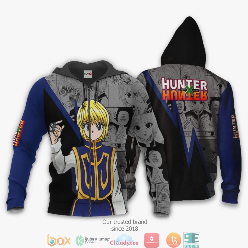 Kurapika HxH Anime Merch Manga 3d Hoodie Bomber jacket