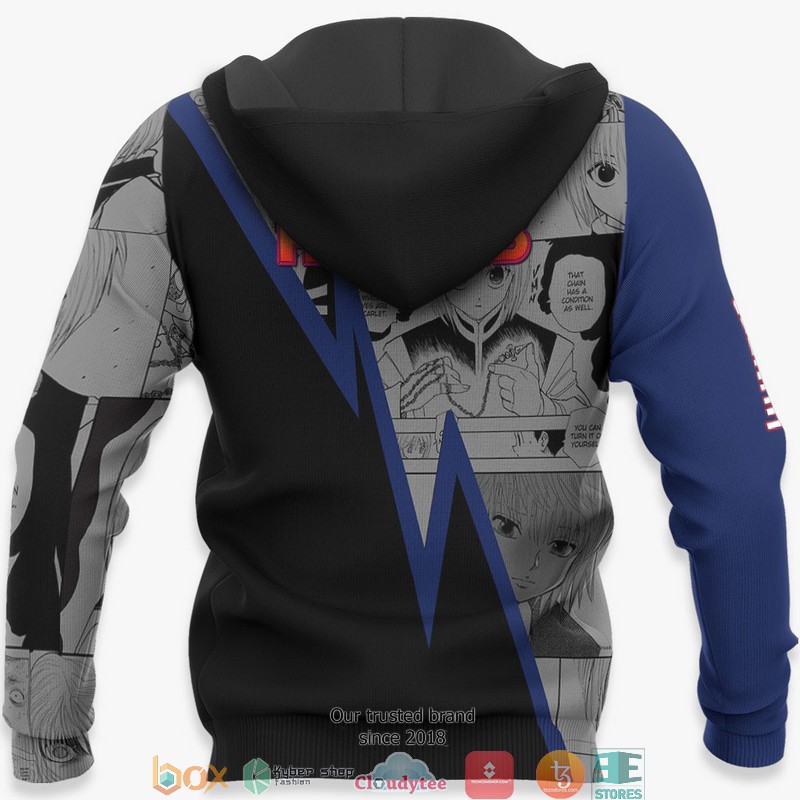 Kurapika HxH Anime Merch Manga 3d Hoodie Bomber jacket 1 2 3 4