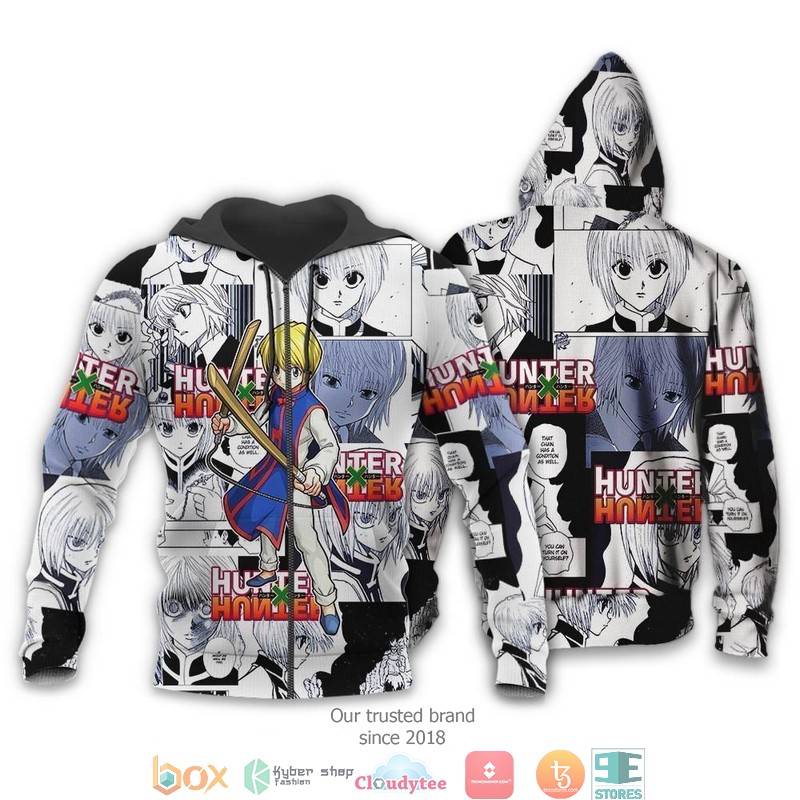Kurapika Sweater HxH Anime Manga 3d Hoodie Bomber jacket