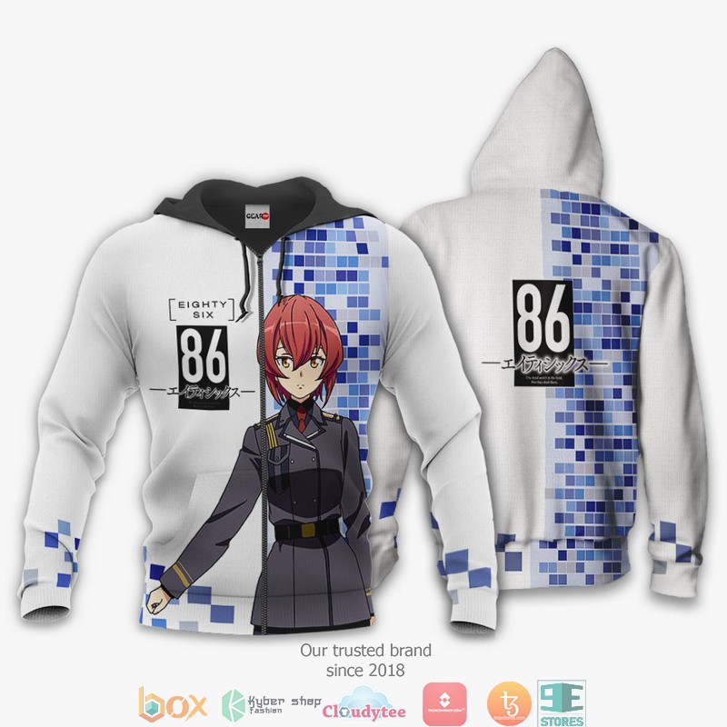 Kurena Kukumila Anime 86 Eighty Six Merch 3d Hoodie Bomber jacket