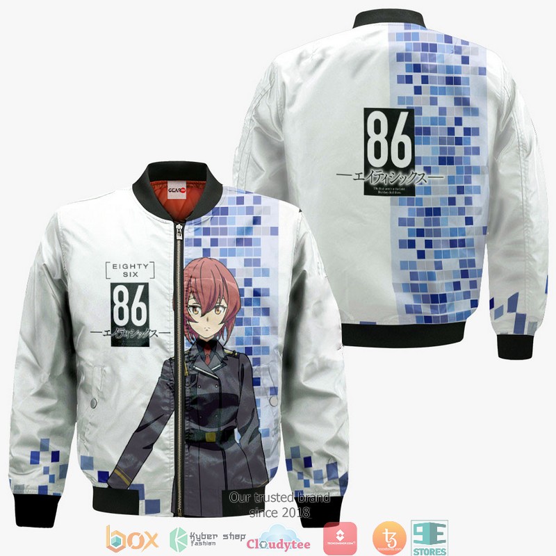 Kurena Kukumila Anime 86 Eighty Six Merch 3d Hoodie, Bomber jacket 4 Kurena Kukumila Anime 86 Eighty Six Merch 3d Hoodie Bomber jacket 1 2 3