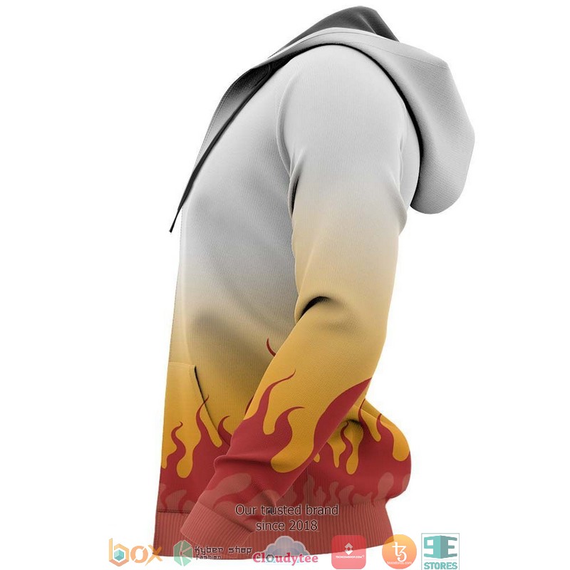 Kyojuro Rengoku Anime Kimetsu Merch 3d Hoodie Bomber jacket 1 2 3 4 5