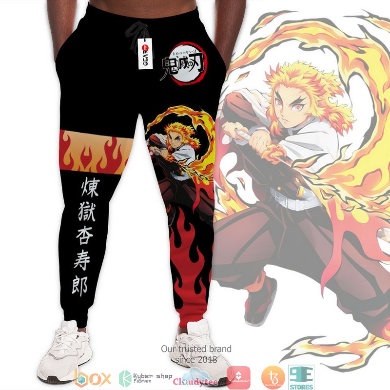 Kyojuro Rengoku Kimetsu Anime Sweatpants