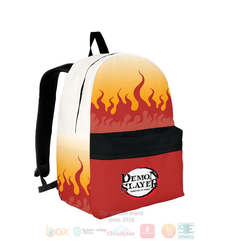 Kyoujuro Rengoku Costume Kimetsu Anime Backpack 1