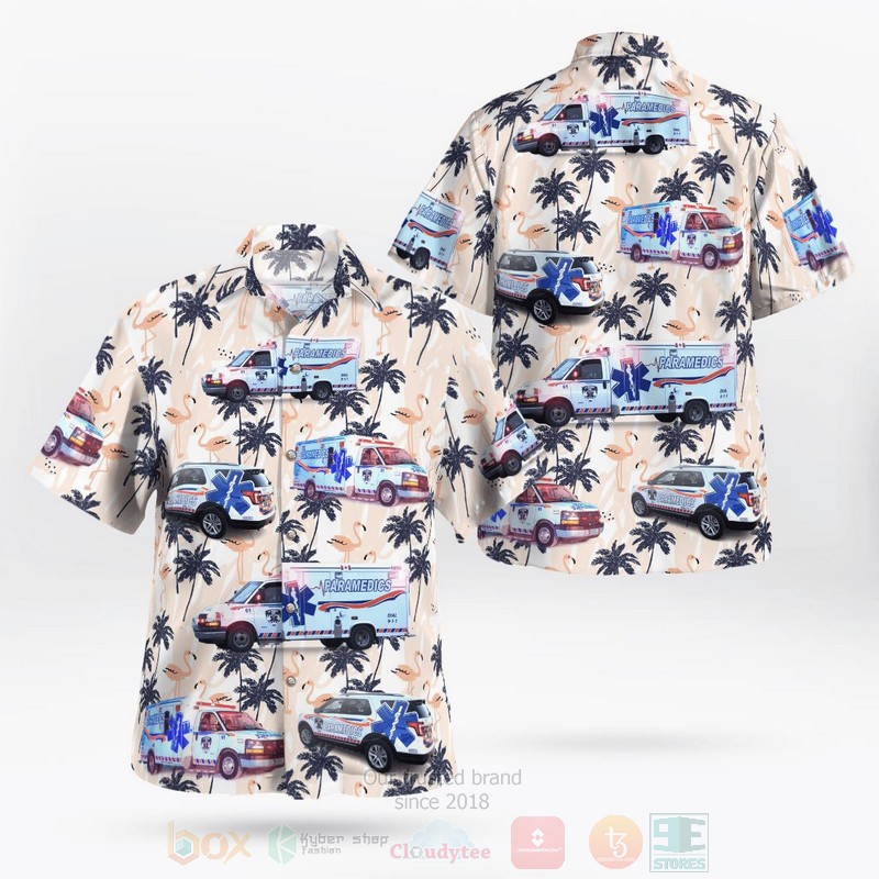 La Ronge Emergency Medical Services Hawaiian Shirt