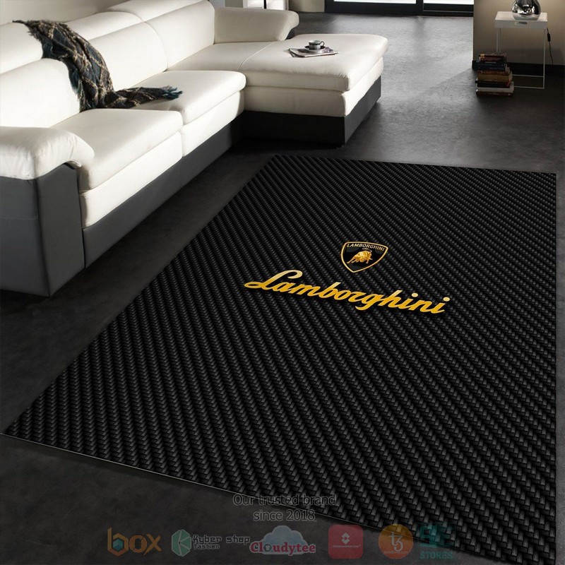 Lamborghini Carbon Area Rugs