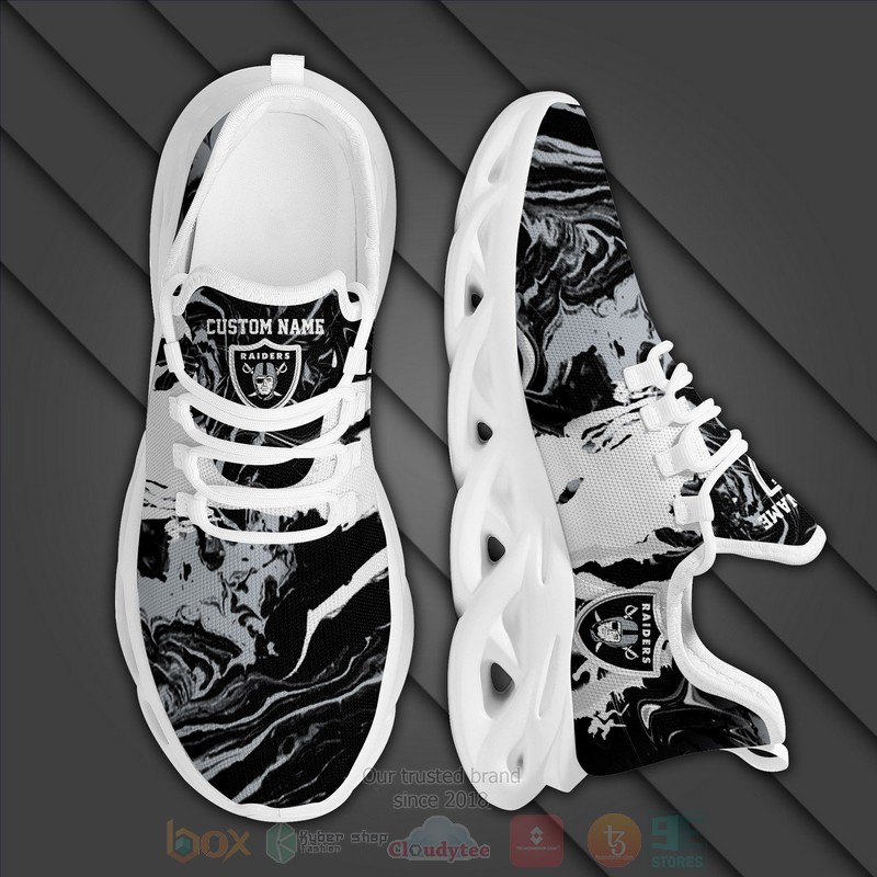 BEST Las Vegas Raiders NFL American Custom Name Clunky Max Soul Sneakers word3