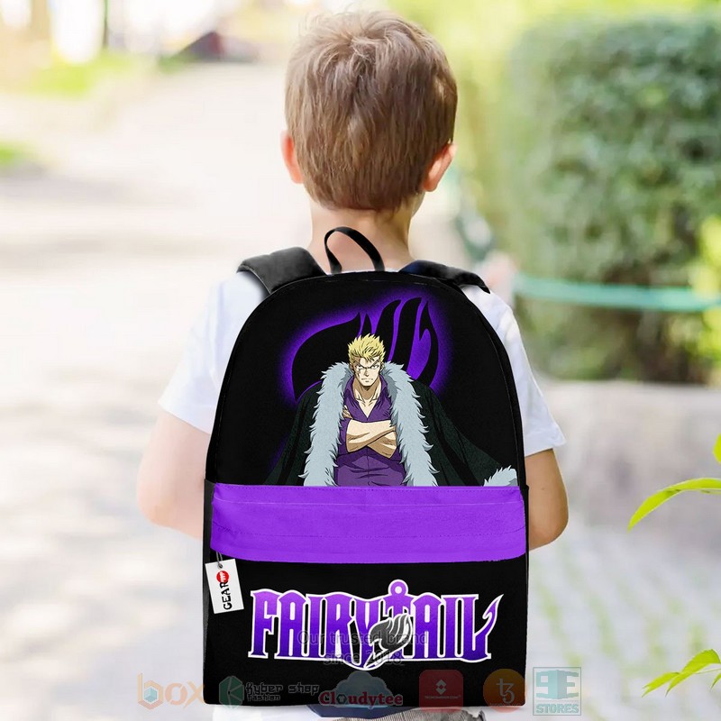 BEST Laxus Dreyar Fairy Tail Anime 3D Print Backpack 3 Laxus Dreyar Fairy Tail Anime Backpack 1 2