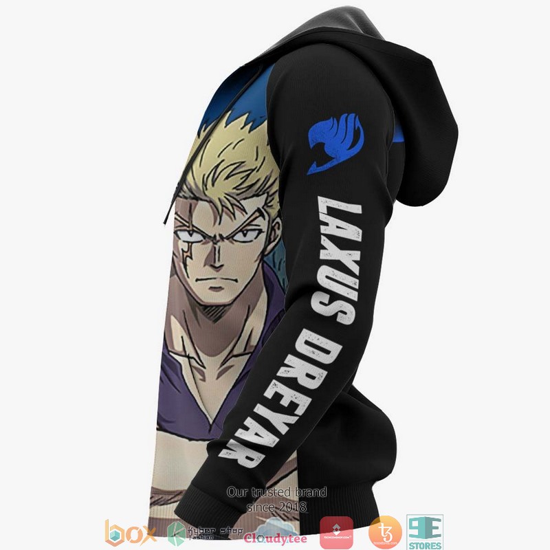 Laxus Dreyar Fairy Tail Anime Merch 3d Hoodie Bomber jacket 1 2 3 4 5