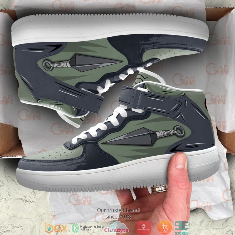 Leaf Village Costume NRT Anime High Air Force Shoes 1