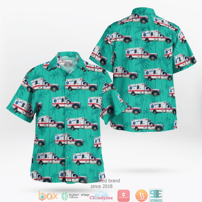 Lee County Kentucky Lee County EMS 3D Hawaii Shirt