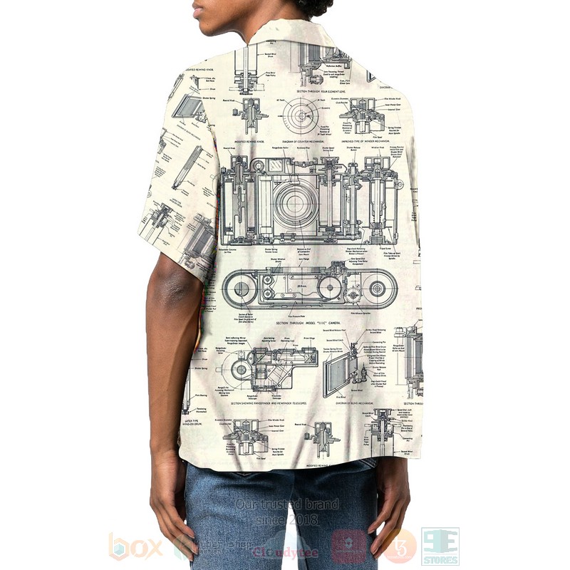 BEST Leica Camera Art 3D Aloha Shirt 3 Leica Camera Art Hawaiian Shirt 1 2