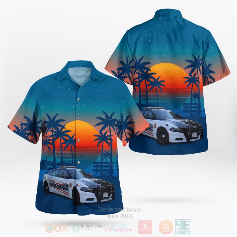 BEST Lemoore Police Department, California 3D Aloha Shirt word2