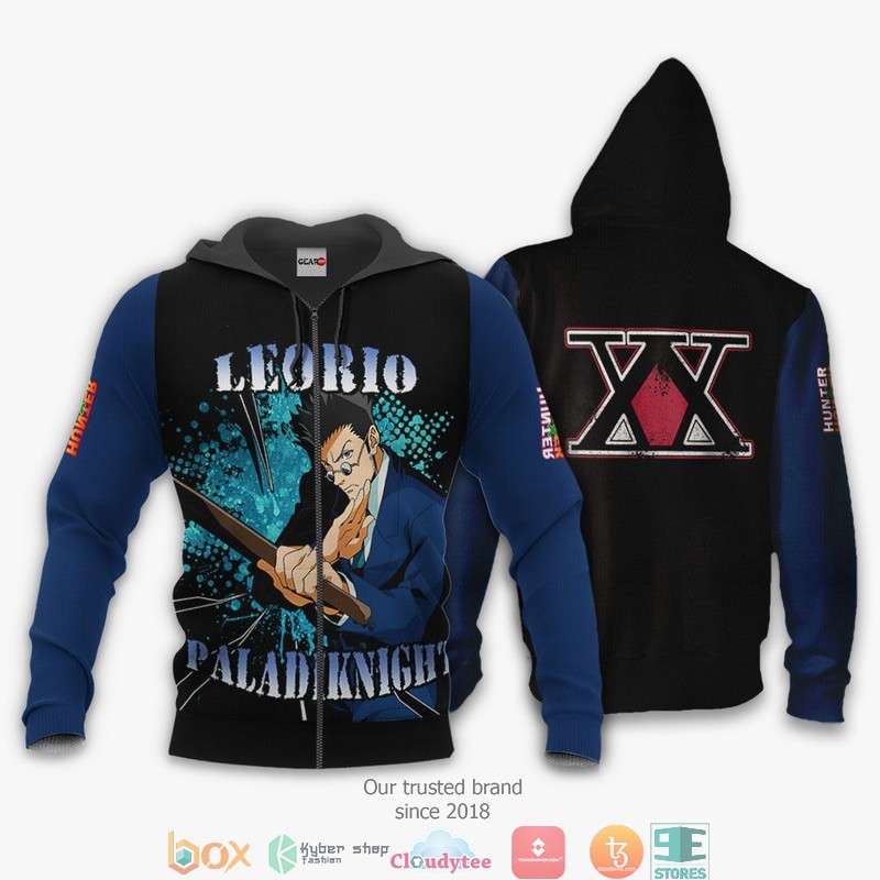 Leorio Anime HxH Merch 3d Hoodie, Bomber jacket 13 Leorio Anime HxH Merch 3d Hoodie Bomber jacket