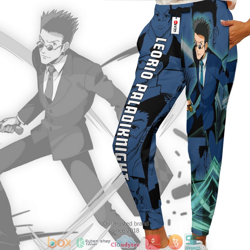 Leorio Anime HxH Mix Manga Gifts for Otaku Sweatpants 1