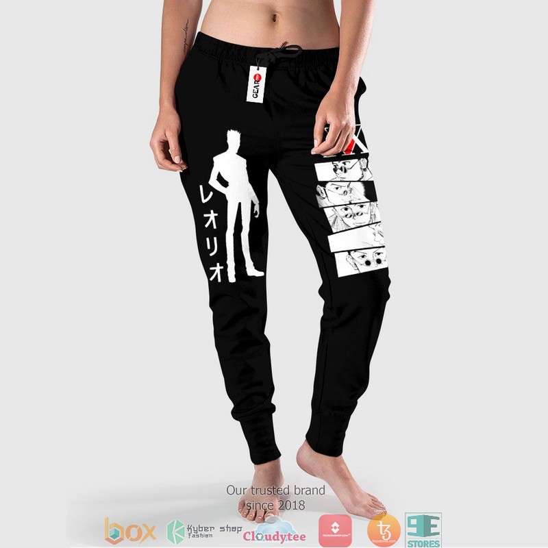 Leorio Fleece HxH Anime Sweatpants 1